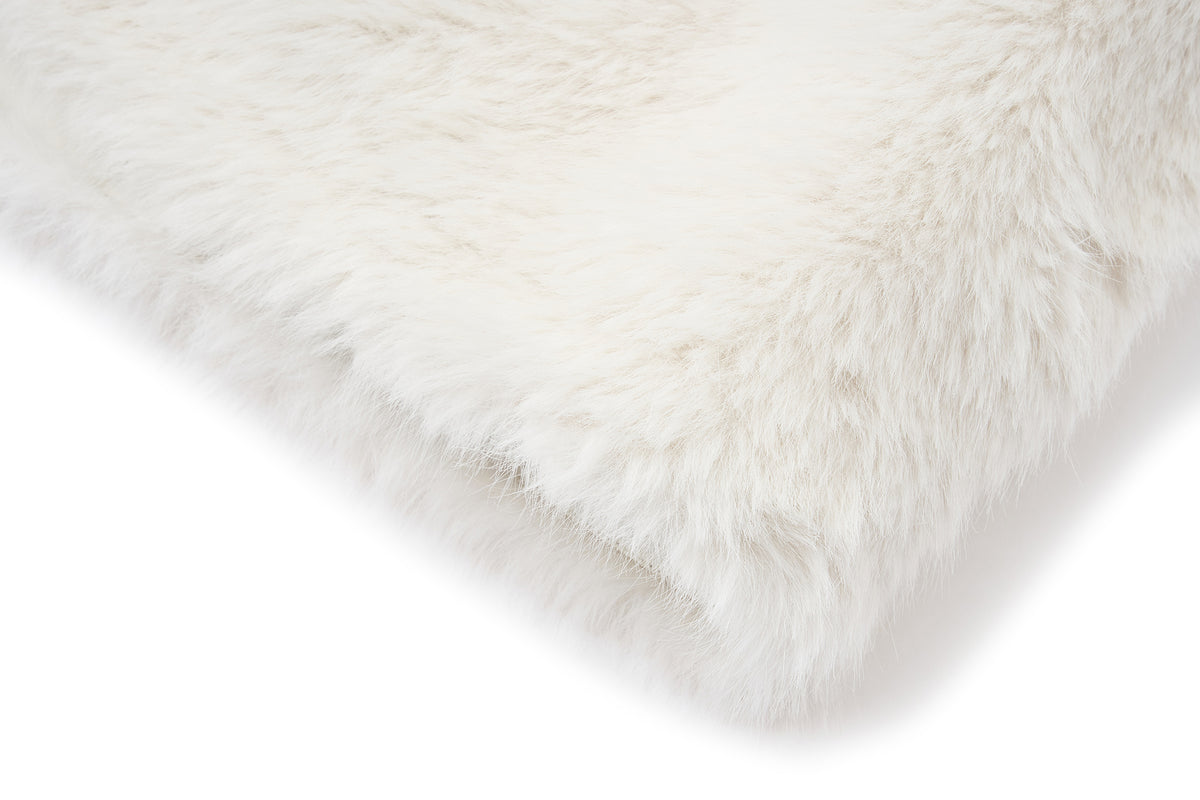 13DE MARZO Luminous Bear Furry Coat White - 13DE MARZO