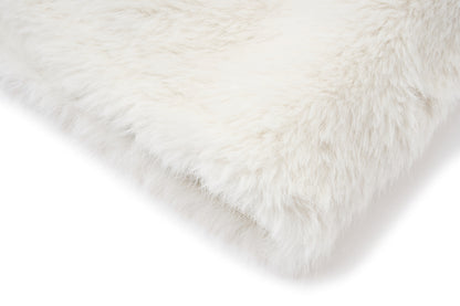 13DE MARZO Luminous Bear Furry Coat White - 13DE MARZO