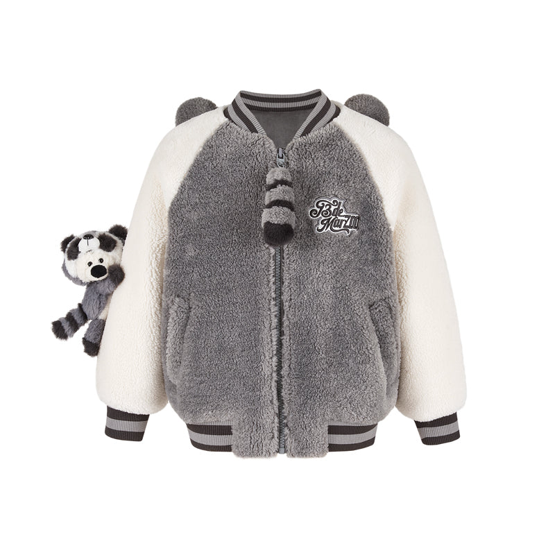 13DE MARZO Raccoon BabyBear Baseball Jacket - 13DE MARZO