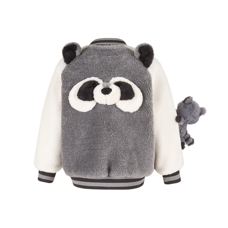 13DE MARZO Raccoon BabyBear Baseball Jacket - 13DE MARZO
