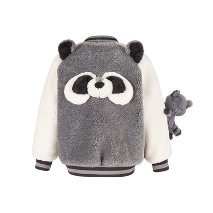 13DE MARZO Raccoon BabyBear Baseball Jacket - 13DE MARZO