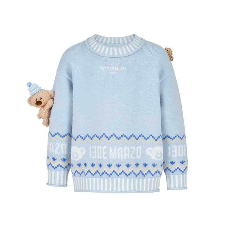 13DE MARZO BabyBear Fair Isle Knit Sweater - 13DE MARZO