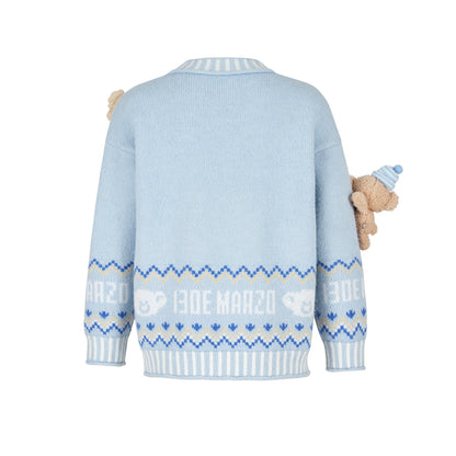 13DE MARZO BabyBear Fair Isle Knit Sweater - 13DE MARZO
