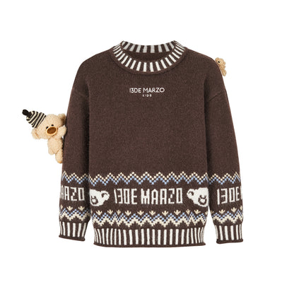 13DE MARZO BabyBear Fair Isle Knit Sweater - 13DE MARZO