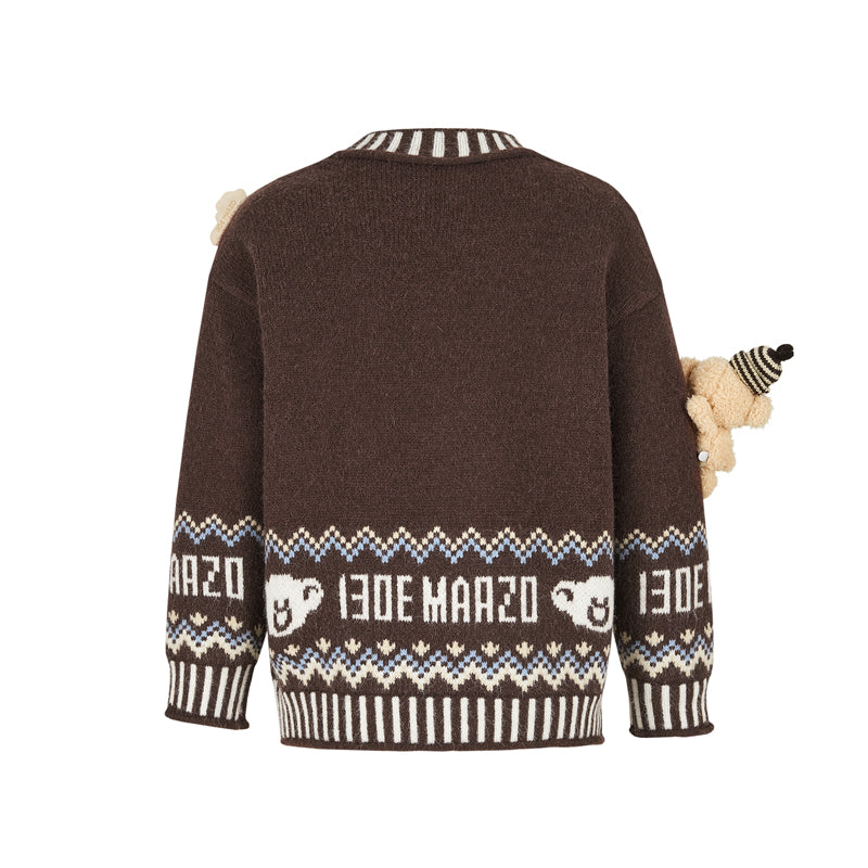 13DE MARZO BabyBear Fair Isle Knit Sweater - 13DE MARZO