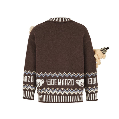 13DE MARZO BabyBear Fair Isle Knit Sweater - 13DE MARZO