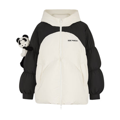 13DE MARZO Panda Bear Puffer Jacket - 13DE MARZO