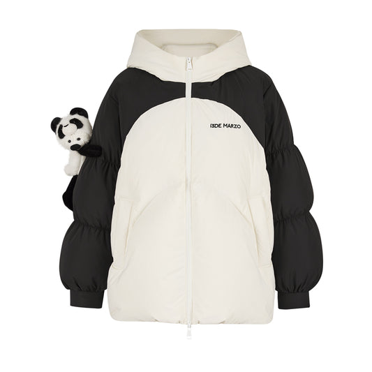 13DE MARZO Panda Bear Puffer Jacket - 13DE MARZO