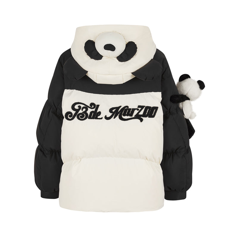 13DE MARZO Panda Bear Puffer Jacket - 13DE MARZO