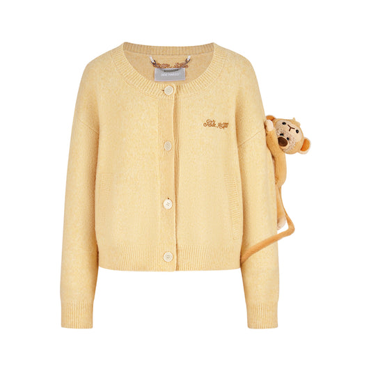 13DE MARZO Monkey Bear Cardigan - 13DE MARZO