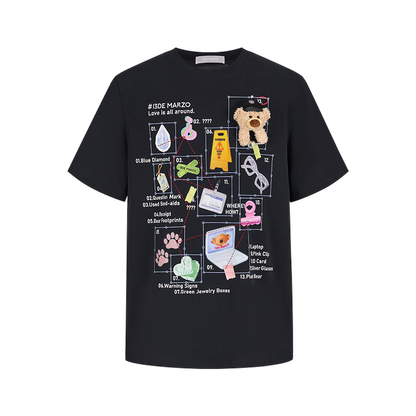 13DE MARZO Clue Version T-Shirt Black