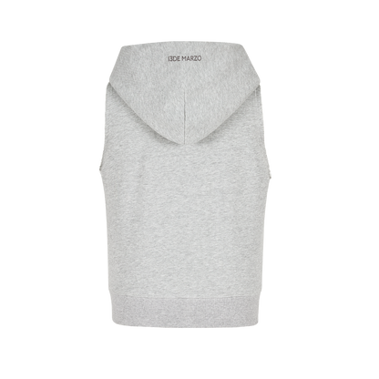 13DE MARZO Doozoo Printed Hooded Vest - 13DE MARZO