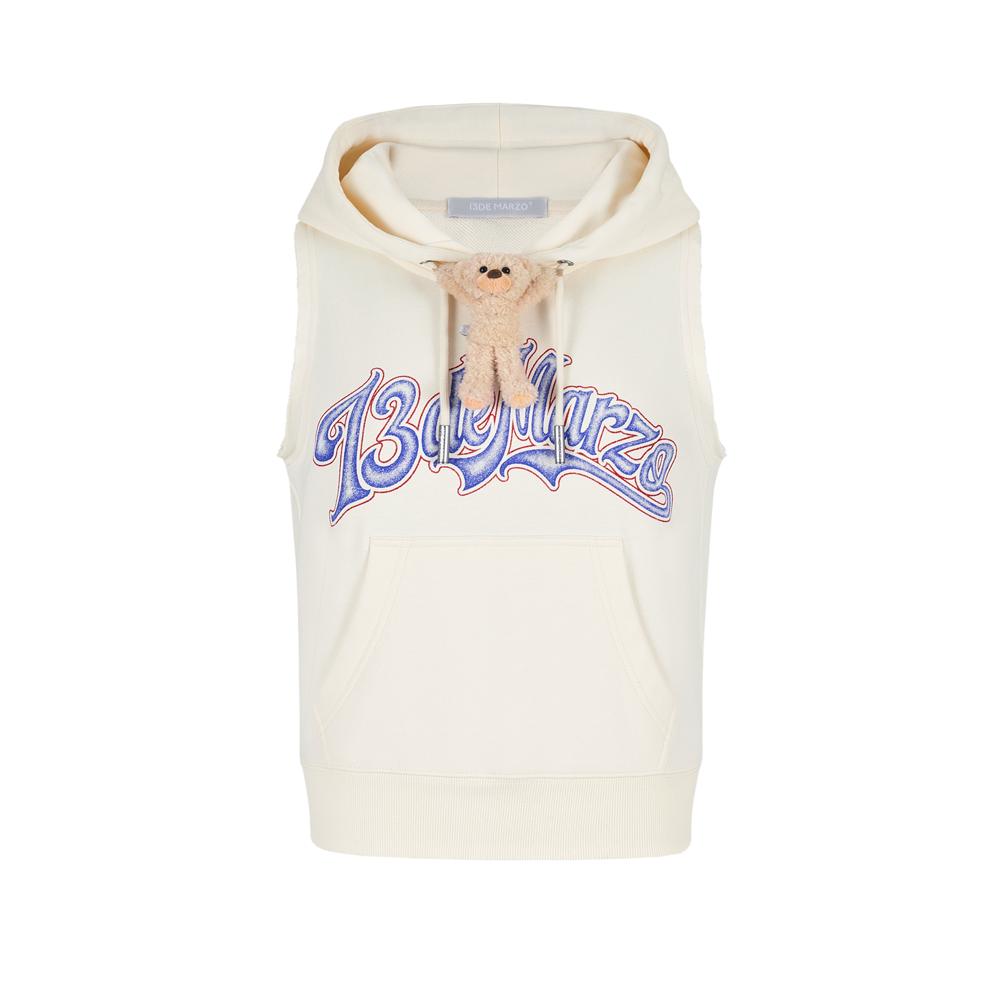 13DE MARZO Doozoo Printed Hooded Vest - 13DE MARZO