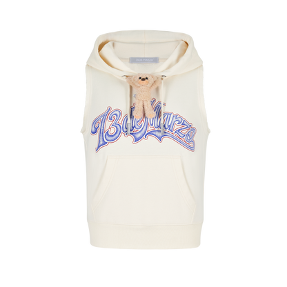 13DE MARZO Doozoo Printed Hooded Vest - 13DE MARZO