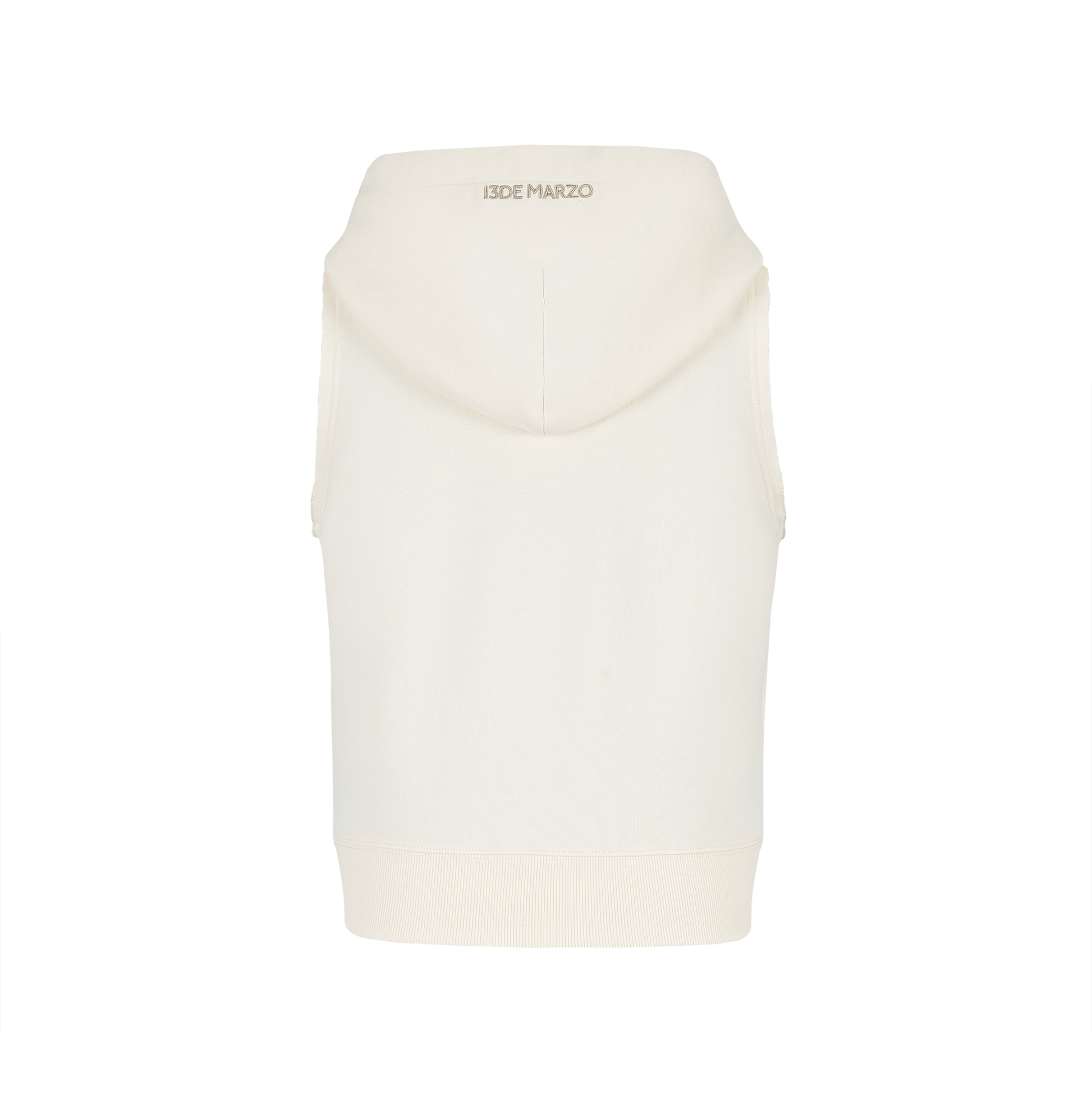 13DE MARZO Doozoo Printed Hooded Vest - 13DE MARZO