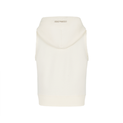 13DE MARZO Doozoo Printed Hooded Vest - 13DE MARZO