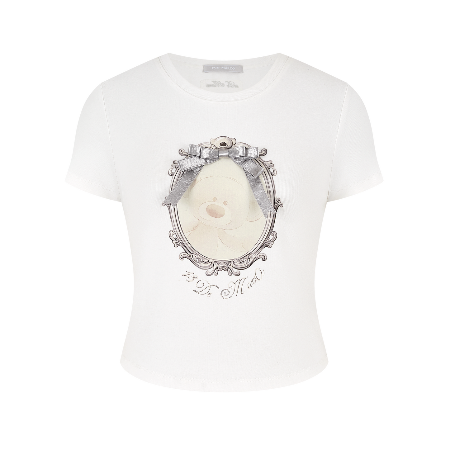 13DE MARZO Bear Magic Mirror Top White - 13DE MARZO