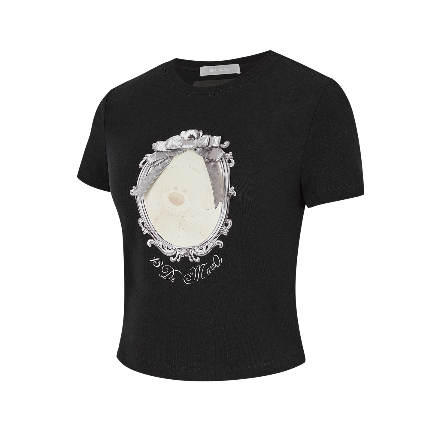 13DE MARZO Bear Magic Mirror Top Black - 13DE MARZO