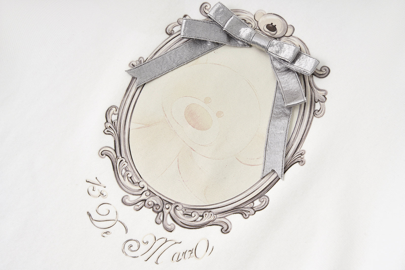 13DE MARZO Bear Magic Mirror Top White - 13DE MARZO