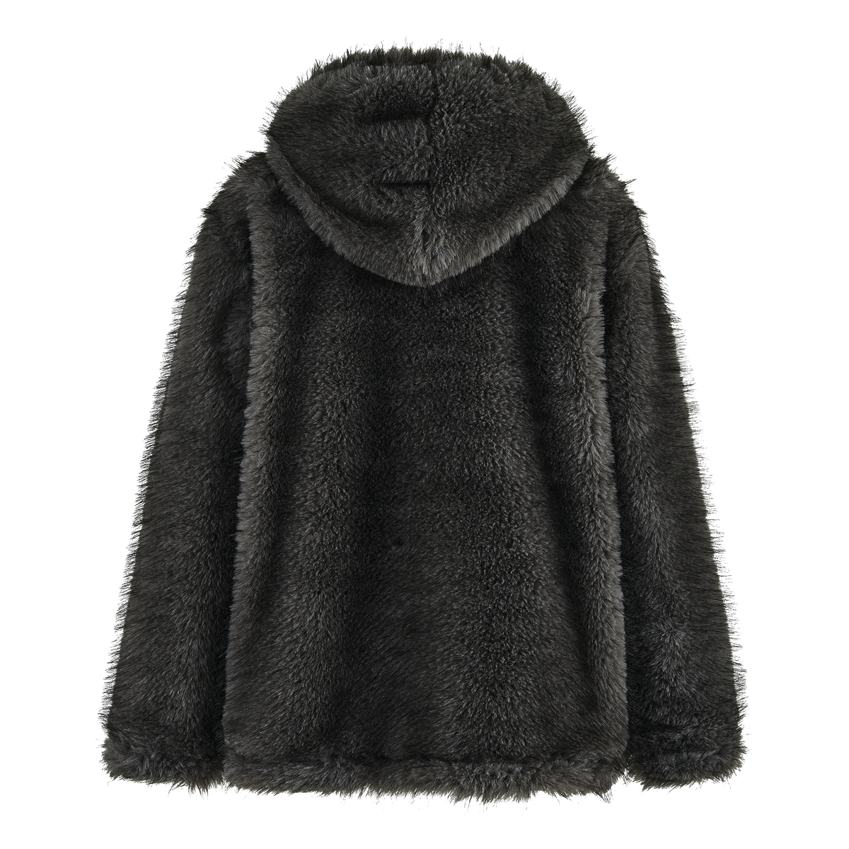 13DE MARZO Luminous Bear Furry Coat Dark Grey - 13DE MARZO