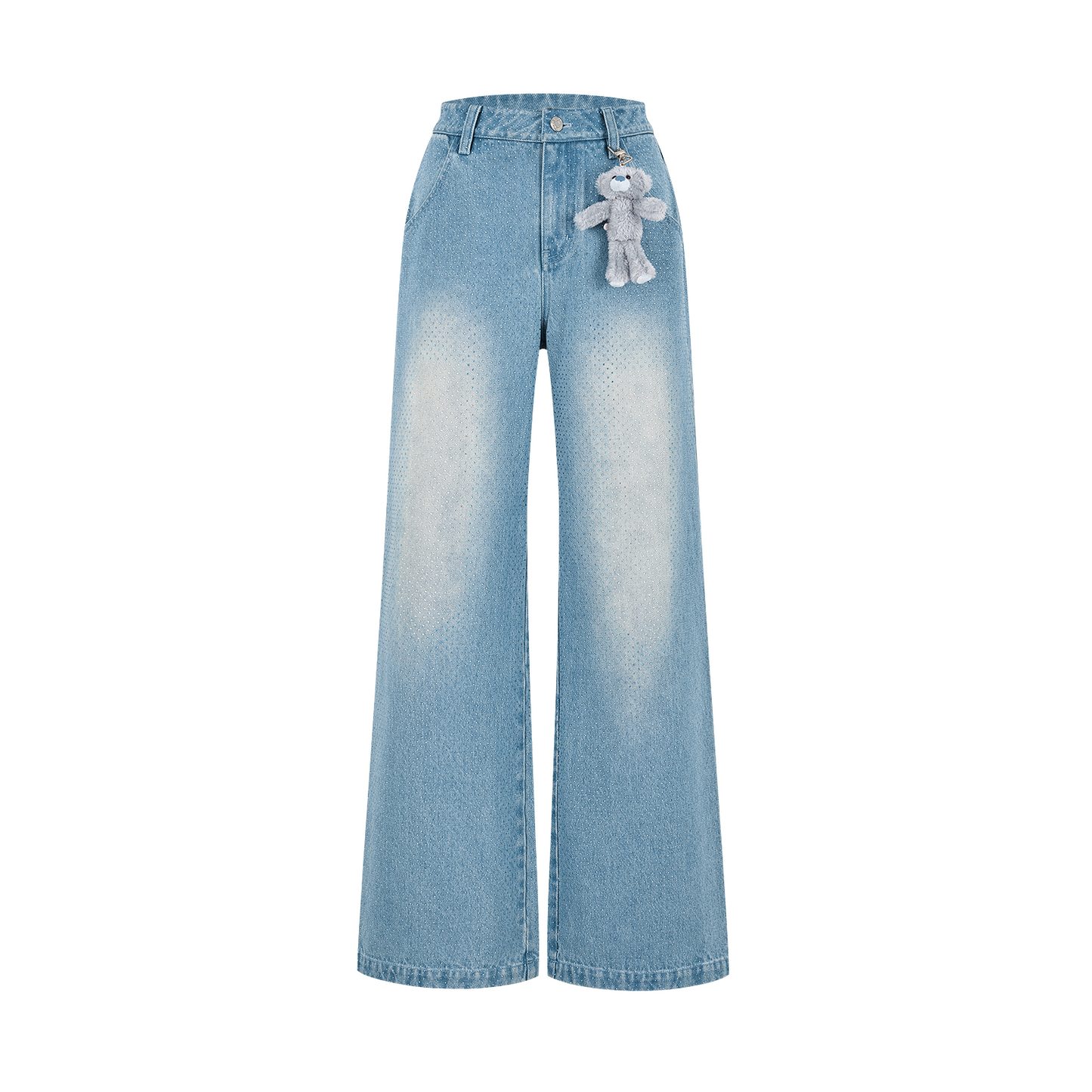 13DE MARZO Sparkle Rhinestone Jeans