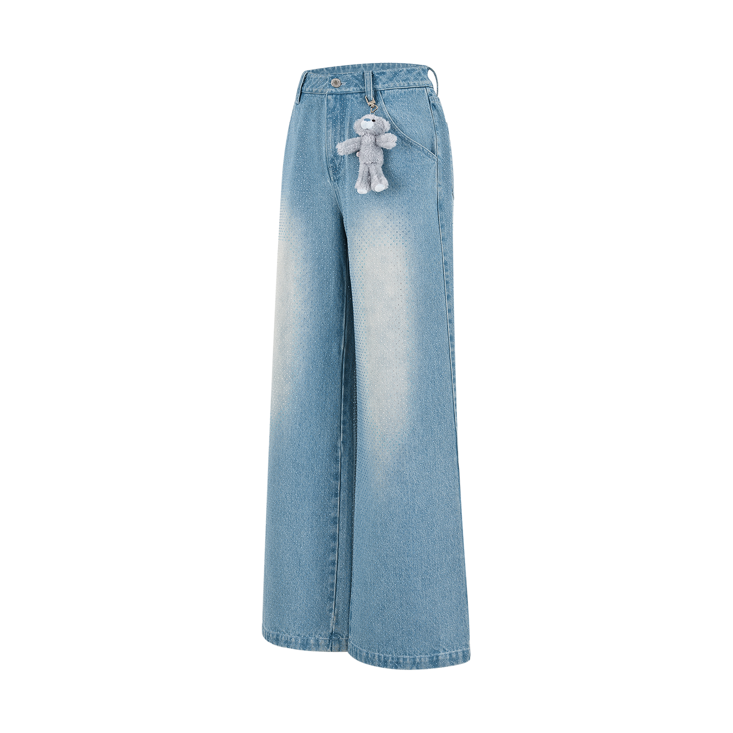 13DE MARZO Sparkle Rhinestone Jeans