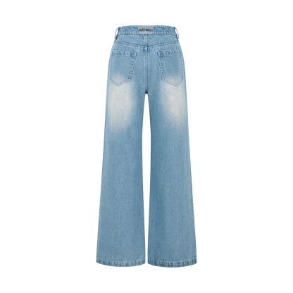 13DE MARZO Sparkle Rhinestone Jeans