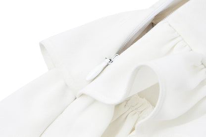 13DE MARZO Layered Tulle Skirt White - 13DE MARZO