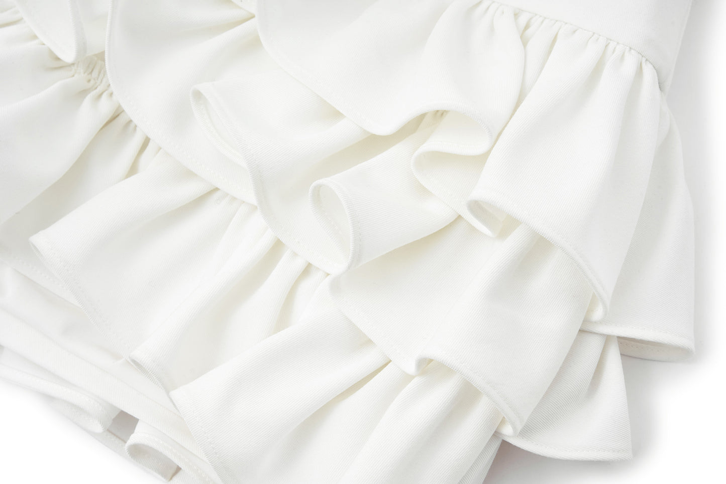 13DE MARZO Layered Tulle Skirt White - 13DE MARZO