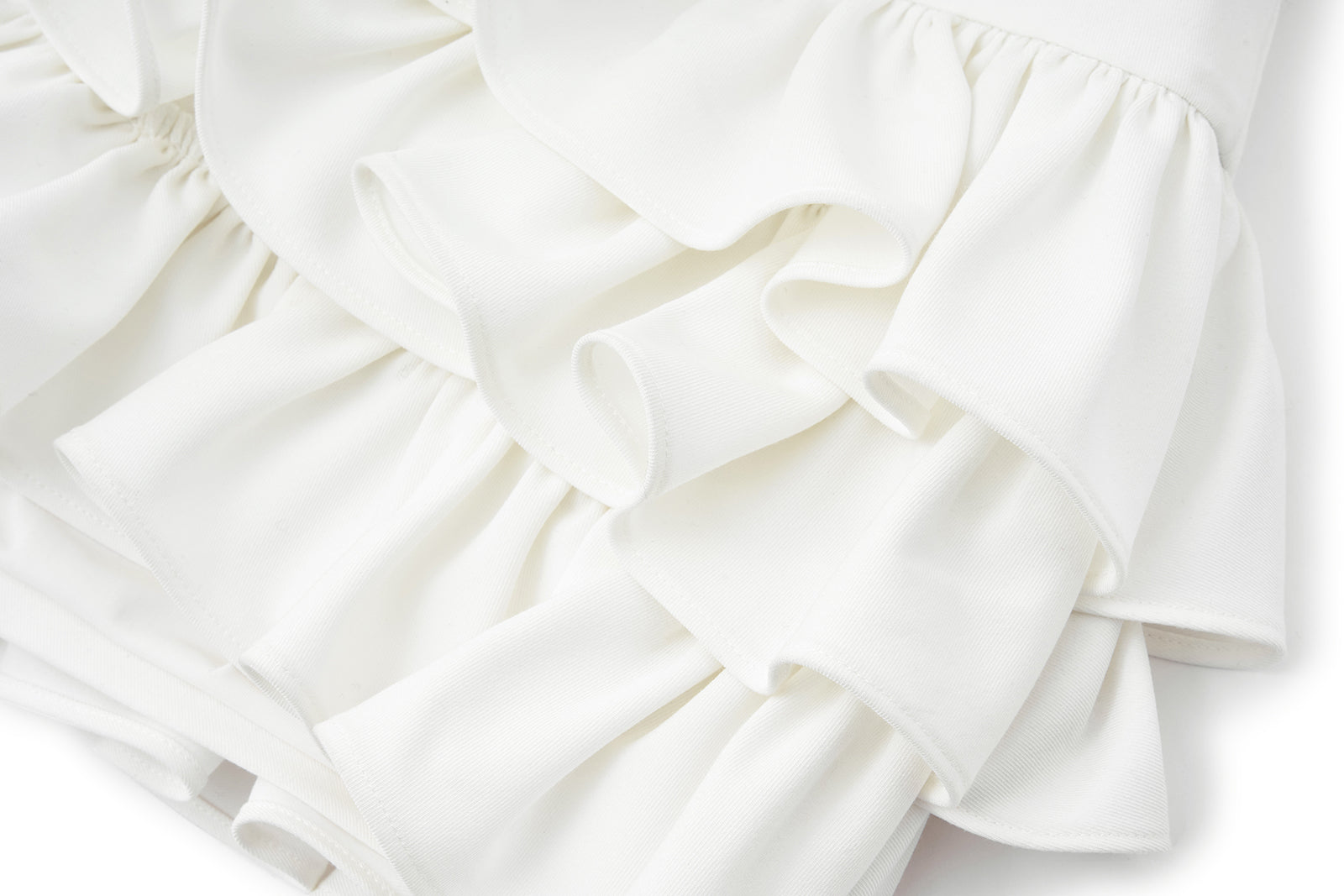 13DE MARZO Layered Tulle Skirt White - 13DE MARZO