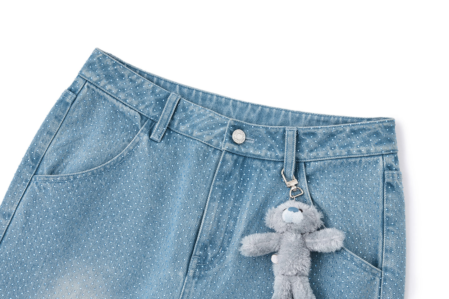 13DE MARZO Sparkle Rhinestone Jeans