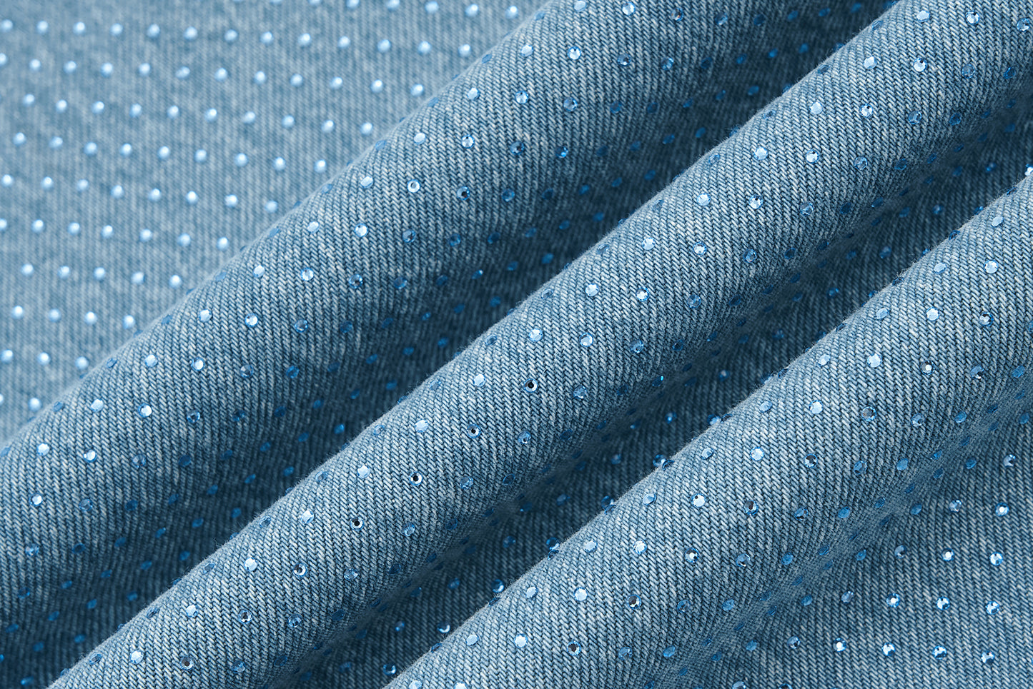 13DE MARZO Sparkle Rhinestone Jeans