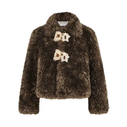 13DE MARZO Luminous Bear Coat Brown - 13DE MARZO