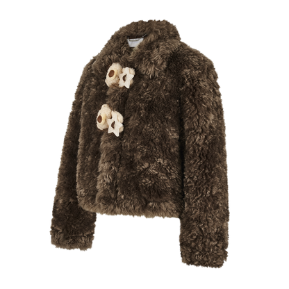 13DE MARZO Luminous Bear Coat Brown - 13DE MARZO