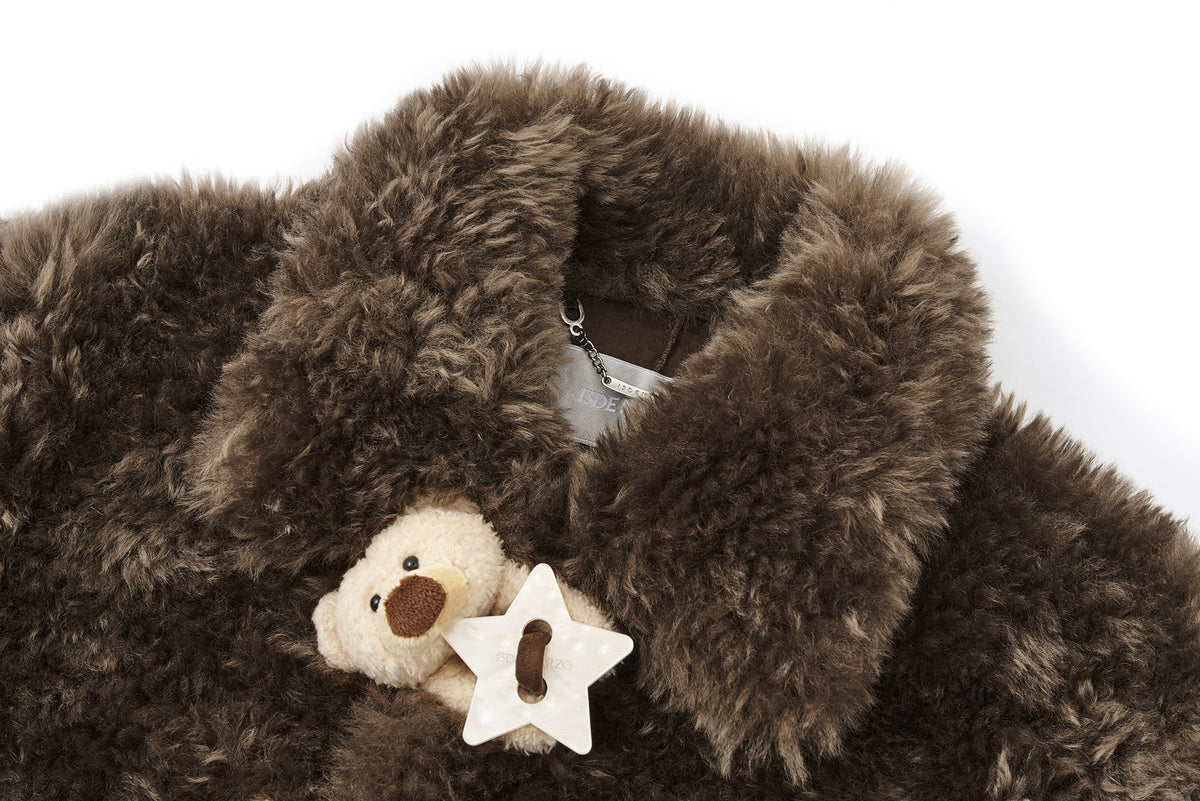 13DE MARZO Luminous Bear Coat Brown - 13DE MARZO