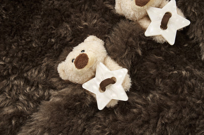 13DE MARZO Luminous Bear Coat Brown - 13DE MARZO