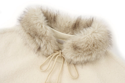 13DE MARZO Mini Bear Plush Snood Pullover Top