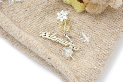 13DE MARZO Luminous Doozoo Snow Beanie Khaki