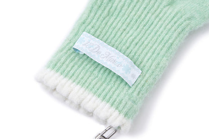 13DE MARZO Snow Bear Gloves Green