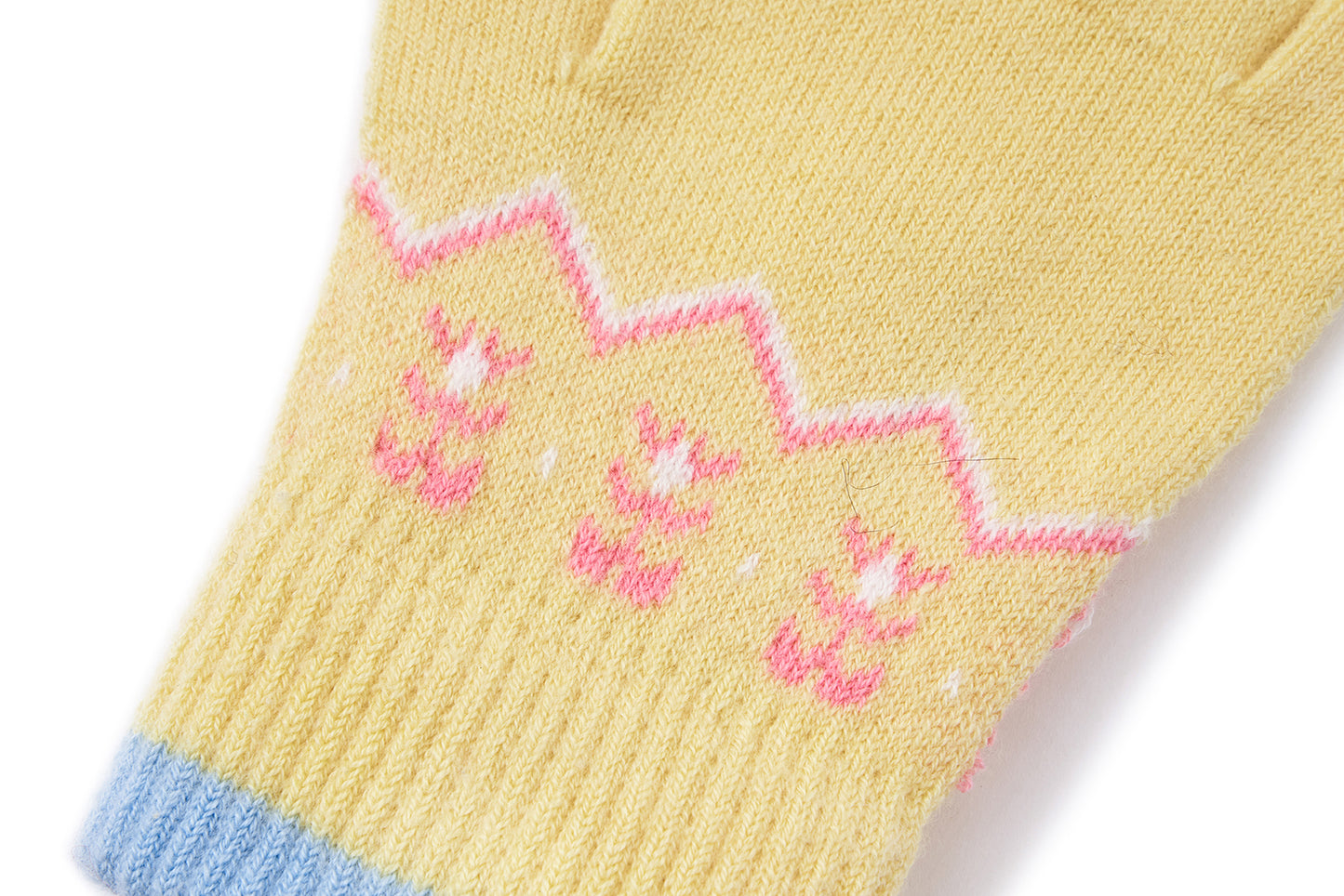 13DE MARZO Marzo Valley Plush Gloves Yellow