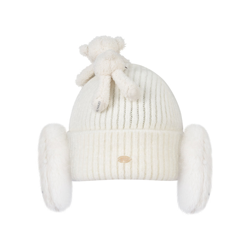 Harry Potter × 13DE MARZO Hedwig Hogwarts Offer Bear Beanie - 13DE MARZO