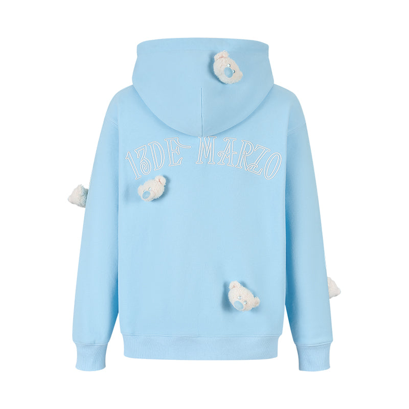 13DE MARZO Doozoo Full Zipper Hoodie - 13DE MARZO