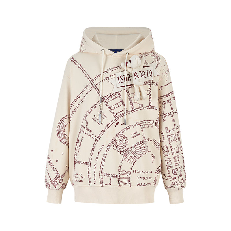 Harry Potter × 13DE MARZO The Marauder's Map Hoodie - 13DE MARZO