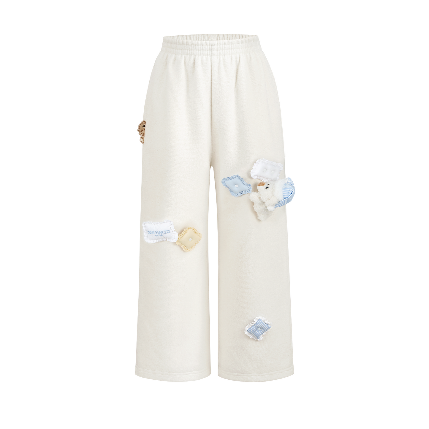 13DE MARZO Babybear Nighty Night Sweatpants White