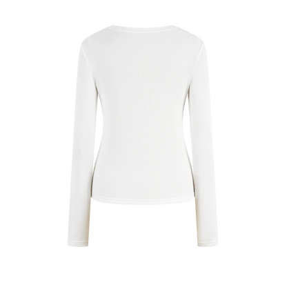 13DE MARZO Mini Bear Slim Fit Top White