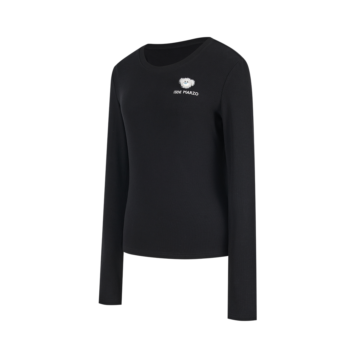 13DE MARZO Mini Bear Slim Fit Top Black