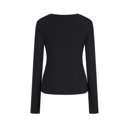 13DE MARZO Mini Bear Slim Fit Top Black