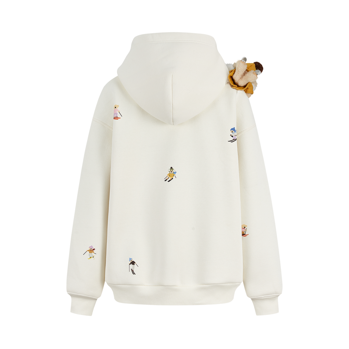 13DE MARZO Snow Bear Hoodie Beige