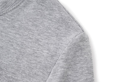 13DE MARZO Mini Bear Slim Fit Top Grey