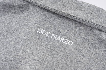 13DE MARZO Polo Long Sleeve Sweatshirt Grey